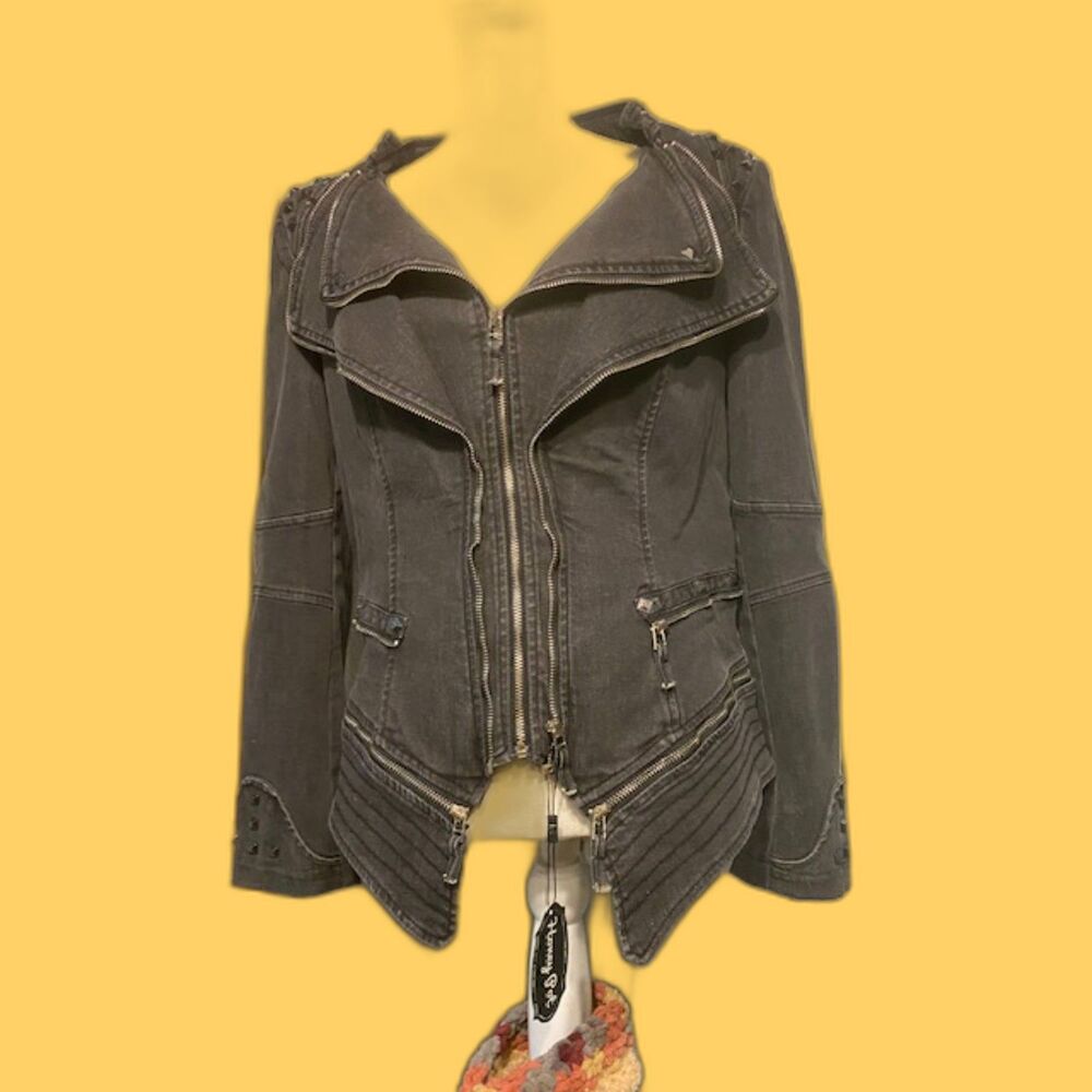 Honey Pot Jean Motorcycle Jacket XL